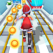 Subway Santa Princess Runner MOD APK